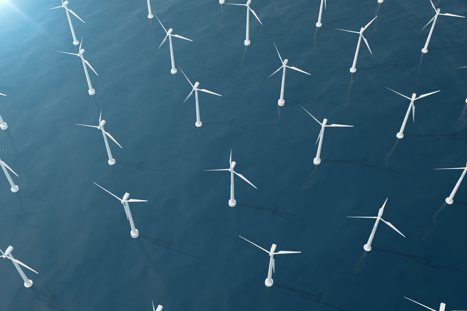 wind farm on the ocean - Socially Responsible Investing